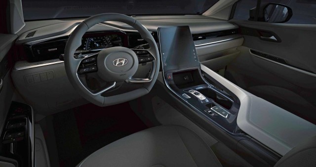 Mẫu MPV Hyundai Custo hé lộ nội thất sang trọng, tương tự Tucson 2022